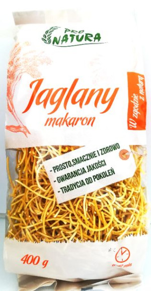 Makaron jaglany nitki 400g ProNatura