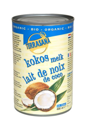 Coconut milk - napój kokosowy bez gumy guar (22 % tłuszczu) BIO 400 ml (pus