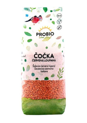Soczewica czerwona łuskana BIO 500g Probio