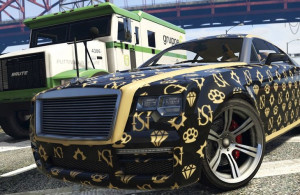 GTA V fototapeta 200x130 flizelina 255gr