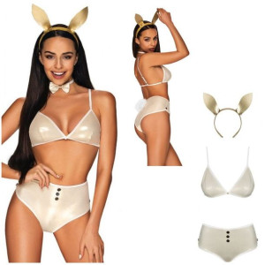 Sex Komplet + Uszy Ogon Królika Muszka S/M