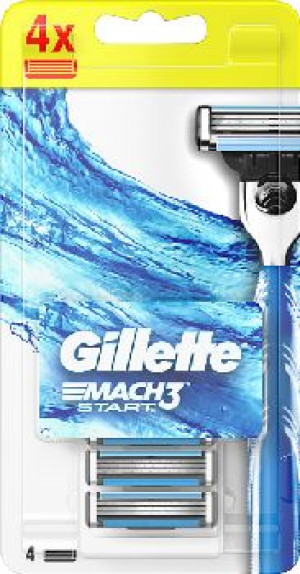 Gillette Mach3 Nożyki wkłady do maszynki 4 szt.