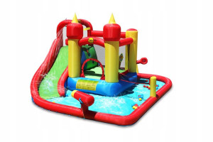 Dmuchany Duży ZAMEK WODNY trampolina HappyHop