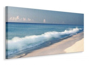Breaking Wave, Cancun, Mexico - Obraz na płótnie 100x50 cm