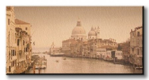 Canal Grande, Venice - Obraz na płótnie 100x50 cm
