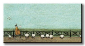 Sam Toft Moses Follows That Picnic Basket - Obraz na płótnie 100x50 cm