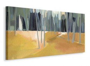 Golden Woods - Obraz na płótnie 100x50 cm