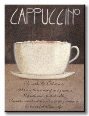 Cappuccino - Obraz na płótnie 60x80 cm