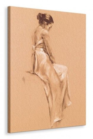 Baletnica Silk I - Obraz na płótnie 60x80 cm