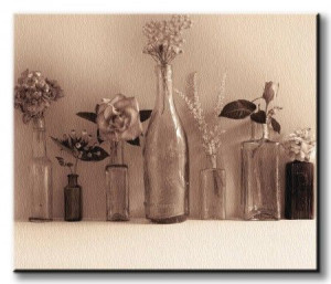 Flower Collection - Obraz na płótnie 80x60 cm