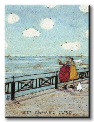 Sam Toft Her Favourite Cloud - Obraz na płótnie 60x80 cm