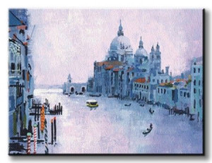 Grand Canal, Venice - Obraz na płótnie 80x60 cm