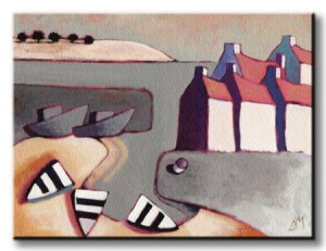 Harbour Inlet - Obraz na płótnie 80x60 cm
