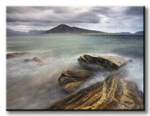Harris from Taransay, Outer Hebrides - Obraz na płótnie 80x60 cm