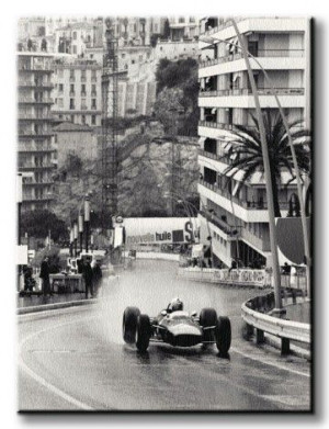 Monaco Grand Prix - Obraz na płótnie 60x80 cm