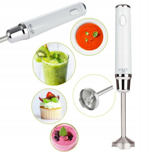 Blender Ręczny Rozdrabniacz Warzyw Zup Kremów Inox
