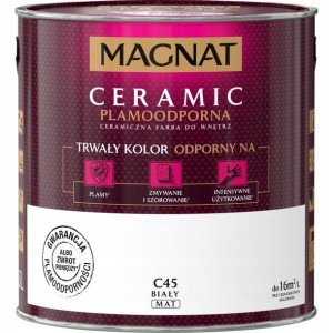 Magnat Farba Magnat Ceramic Ceramiczna C45 Biały 2,5l