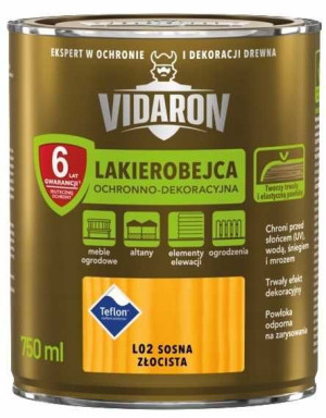 Vidaron Lakierobejca Sosna Złocista L02 - 0,75l