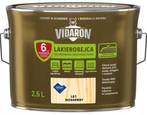 Vidaron Lakierobejca Do Drewna Bezbarwny L01 2,5l
