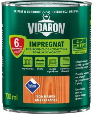 Vidaron Impregnat Mahoń Amerykański V06 - 0,7l