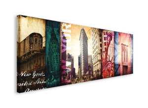 Nowy Jork Architektura - obraz na płótnie 150x57 cm