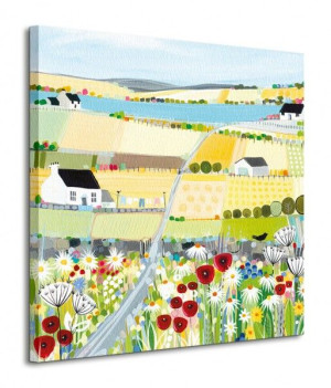 Bright Meadow - Obraz na płótnie 85x85 cm