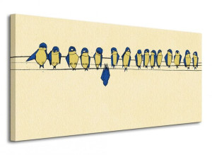 The Fall Of The Finch - Obraz na płótnie 100x50 cm
