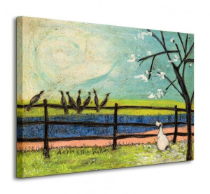 Sam Toft Doris And The Birdies - Obraz na płótnie 80x60 cm