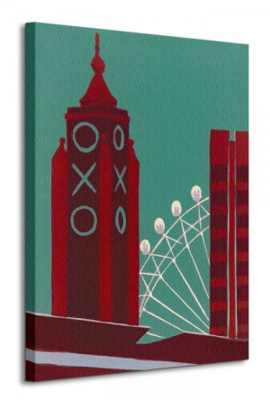 Oxo - Obraz na płótnie 60x80 cm