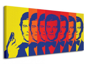 James Bond (Multicoloured) - Obraz na płótnie 100x50 cm