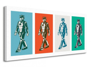 Doctor Who (Walking Cyberman) - Obraz na płótnie 100x50 cm