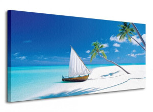 Paradise Found - Obraz na płótnie 100x50 cm