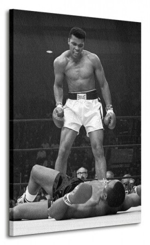 Muhammad Ali (Ali vs Liston Portrait Corbis) - Obraz na płótnie 85x120 cm