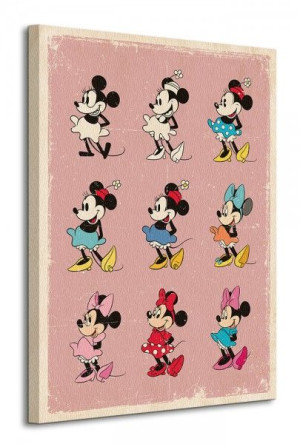 Minnie Mouse (Evolution) - Obraz na płótnie 60x80 cm