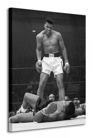 Muhammad Ali (Ali vs Liston Portrait Corbis) - Obraz na płótnie 60x80 cm