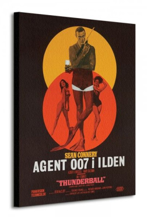 James Bond (Thunderball - Danish) - Obraz na płótnie 60x80 cm