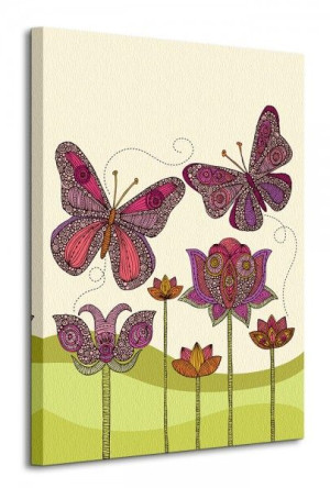 Butterflies - Obraz na płótnie 60x80 cm