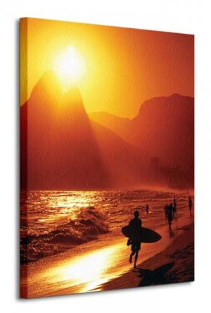 Ipanema Beach (Rio de Janeiro) - Obraz na płótnie 60x80 cm