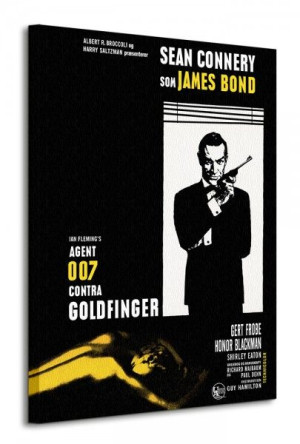 James Bond (Goldfinger - Window) - Obraz na płótnie 60x80 cm