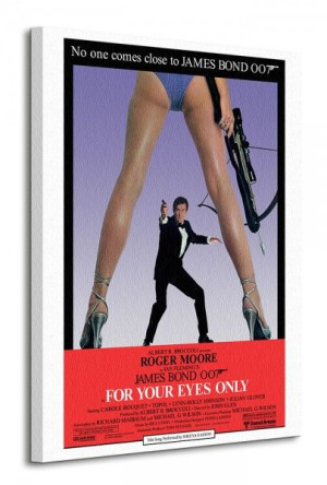 James Bond (For Your Eyes Only) - Obraz na płótnie 60x80 cm