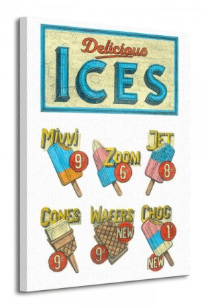 Delicious Ices - Obraz na płótnie 60x80 cm
