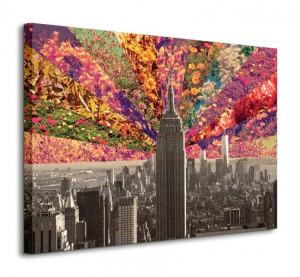 Flowers Of New York - Obraz na płótnie 80x60 cm