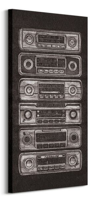 Barry Goodman (Radio Stack) - Obraz na płótnie 50x100 cm