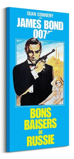 James Bond (FRWL French) - Obraz na płótnie 50x100 cm
