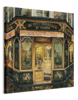 Au Petit Versailles - obraz na płótnie 85x85 cm