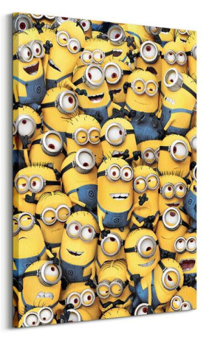 Minionki (Many Minions) - Obraz na płótnie 85x120 cm