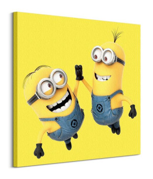 Minionki (High 5) - Obraz na płótnie 85x85 cm