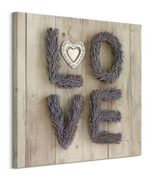 Lavender Love - Obraz na płótnie 85x85 cm