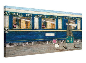Orient Express - Obraz na płótnie 100x50 cm