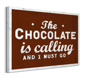 Go Jump In The Lake (Chocolate) - Obraz na płótnie 80x60 cm